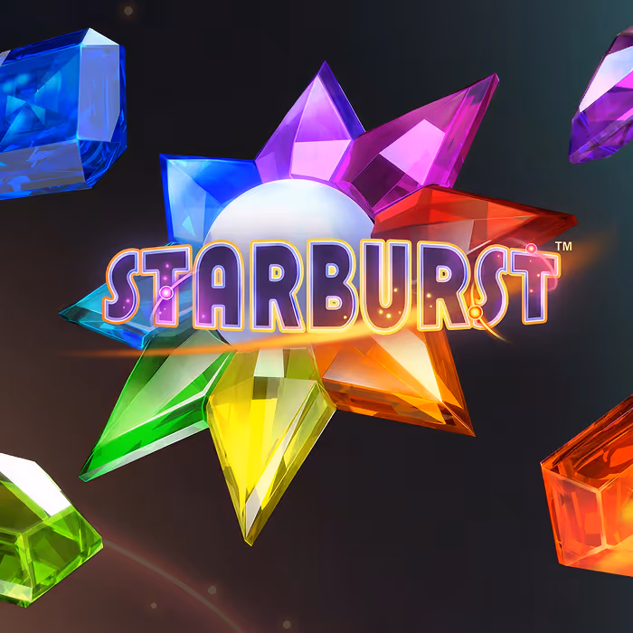 Starburst slot blasting rainbow gems and respins