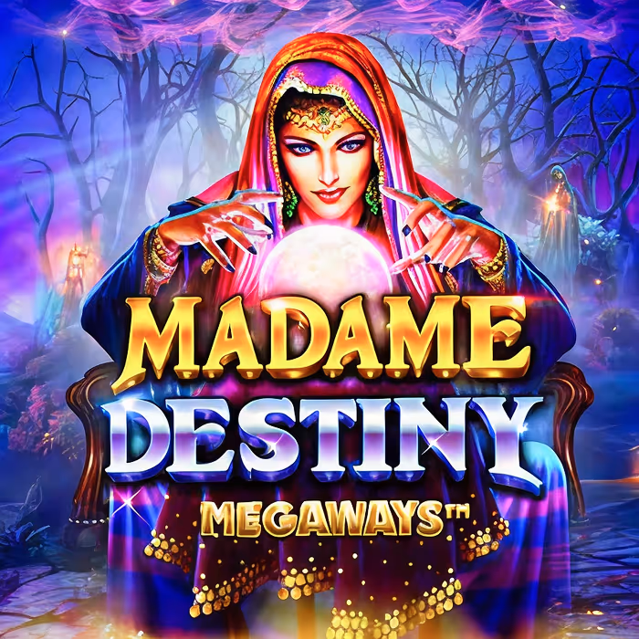 Madame Destiny megaways slot with tarot owl watching